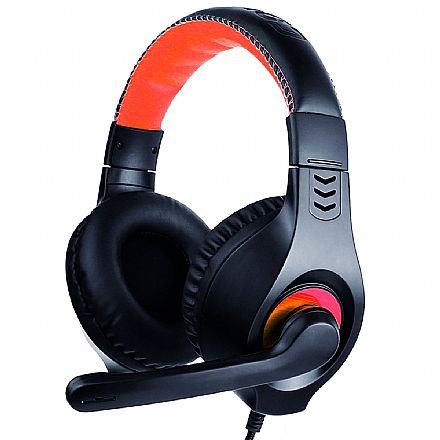 Headset C3Tech PH-350BK - Microfone e Controle de Volume - USB