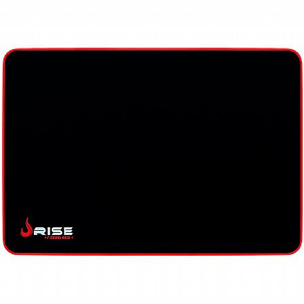 Mousepad Gamer Rise Mode Zero - Grande: 420 x 290mm - Vermelho - RG-MP-05-ZR