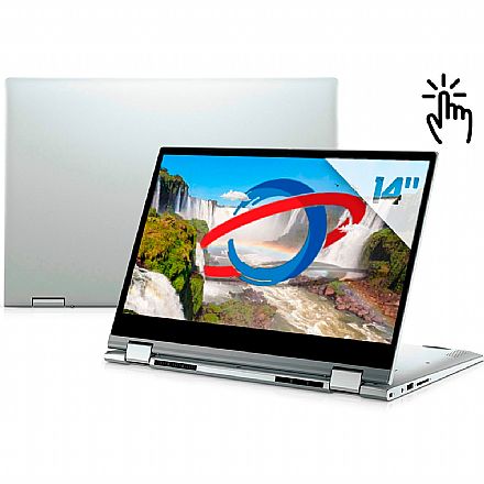 Notebook Dell Inspiron i14-5406-M10S 2 em 1 - Tela 14" Touch, Intel i3 1115G4, 4GB, SSD 128GB, Windows 10 - Outlet