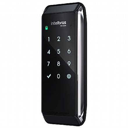 Fechadura Digital Intelbras FD 1000 - Sobrepor - Teclado Touchscreen - Sistema Anti-Violamento