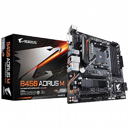 Gigabyte B450 Aorus M - (AM4 - DDR4 3200 OC) - Chipset AMD B450