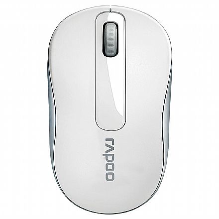 Mouse sem Fio Rapoo M10 - 1000dpi - Branco - RA008