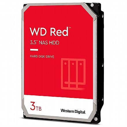 HD 3TB NAS SATA - 5400RPM - 256MB Cache - Western Digital RED - WD30EFAX