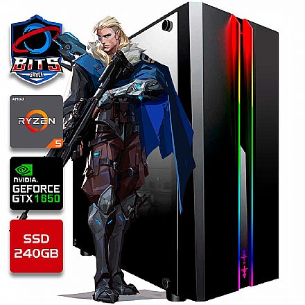 PC Gamer Bits 2022 - Ryzen 3600 - Asus Prime, RAM 16GB, SSD 240GB, GeForce GTX 1650