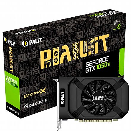 Placa de Vídeo GeForce GTX 1050 Ti 4GB GDDR5 128bits - Palit NE5105T018G1-1070F