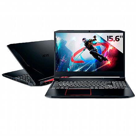 Notebook Acer Nitro 5 AN515-55-73R9 Gamer - Intel i7 10750H, 16GB, SSD 512GB, GeForce GTX 1650, Tela 15.6" Full HD 144Hz - Windows 10