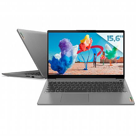 Notebook Lenovo Ideapad - Ryzen 7 5700U, RAM 12GB, SSD 512GB, Radeon RX Vega 8, Tela 15.6" Full HD, Linux - 82MFS00600
