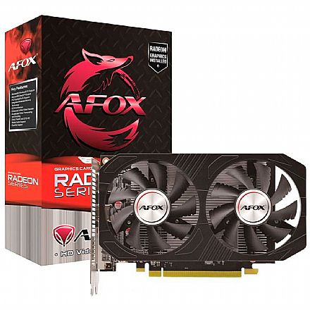 Placa de Vídeo AMD Radeon RX 560 4GB GDDR5 128bits - Afox AFRX560-4096D5H4-V2 - OPEN BOX