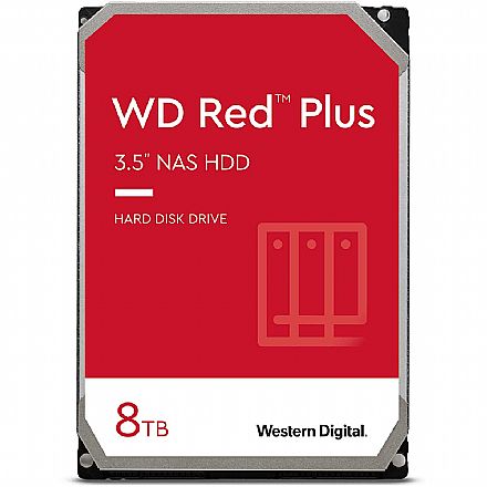 HD 8TB NAS SATA - 5640RPM - 256MB Cache - Western Digital RED PLUS - WD80EFPX