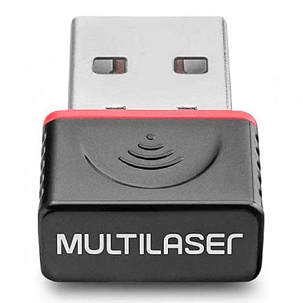 USB Adaptador Wi-Fi Multilaser RE035 - Nano - 150Mbps - MU-MIMO