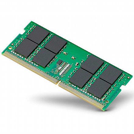 Memória SODIMM 32GB DDR4 3200MHz Kingston - para Notebook - CL22 - KVR32S22D8/32
