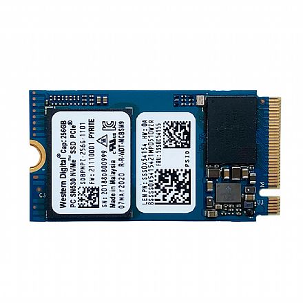 SSD M.2 256GB Western Digital - NVMe - Formato 2242 - OEM