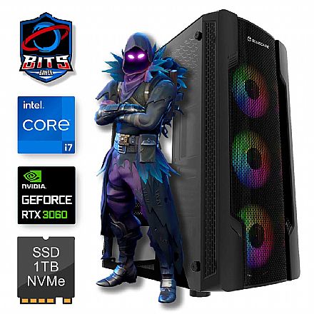 PC Gamer Bits 2025 - Intel i7 14700F, 16GB, SSD 1TB, Video GeForce RTX 3060 - Windows 11