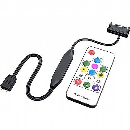 Controlador de LED RGB Endereçável 5V Akasa Vegas AK-RLC-02 - com Controle Remoto