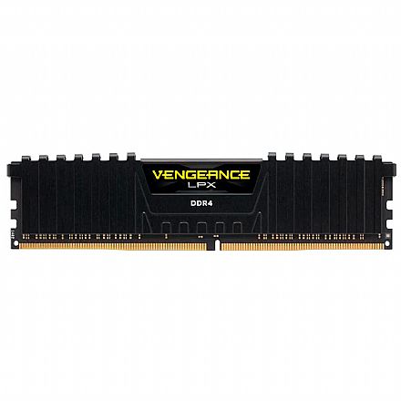 Memória 8GB DDR4 3200MHz Corsair Vengeange LPX - CL16 - CMK8GX4M1E3200C16