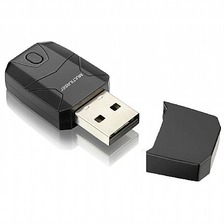 USB Adaptador Wi-Fi Multilaser RE052 - Nano - 300Mbps - MU-MIMO - com WPS