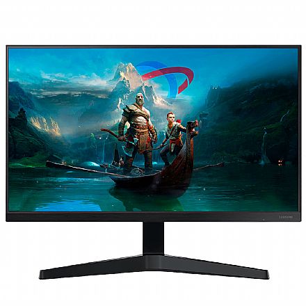Monitor 24" Samsung LF24T350FHLMZD - Full HD IPS - FreeSync - 75Hz - HDMI