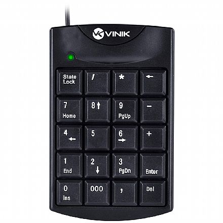 Teclado Numérico Vinik DT90 - USB - 28417