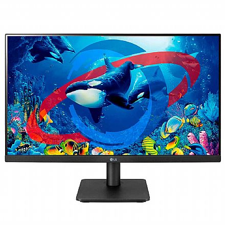 Monitor 23.8" LG 24MP400-B - Full HD IPS - 75Hz - 5ms - FreeSync - Suporte Vesa - HDMI/VGA