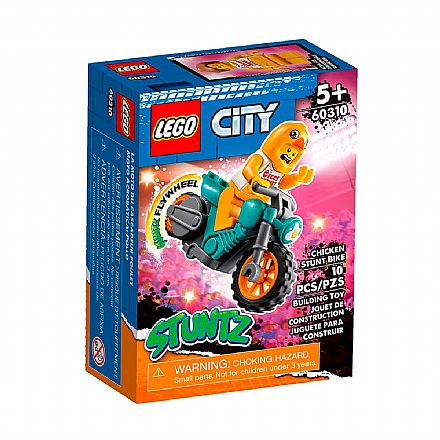 LEGO City - Motocicleta de Acrobacias com Galinha - 60310