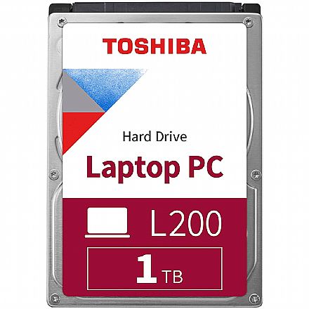 HD 1TB para Notebook - 128MB Cache - Toshiba L200 HDWL110UZSVA