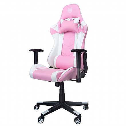 Cadeira Gamer Dazz Mermaid Series - Encosto Reclinável 180° - Rosa - 62000124
