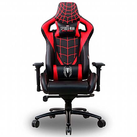 Cadeira Gamer Dazz Marvel Homem Aranha Black - Encosto Reclinável 180° - Construção em Aço - 62000048