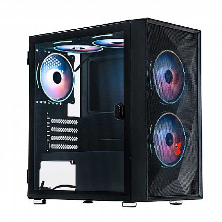 Gabinete Gamer DT3 Sports Trantor - Janela Lateral em Vidro Temperado - USB 3.0 - 12998-9