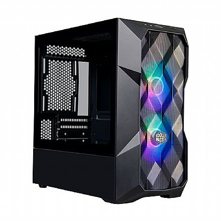 Gabinete Cooler Master Masterbox TD300 Mesh - Lateral em Vidro Temperado - TD300-KGNN-S00