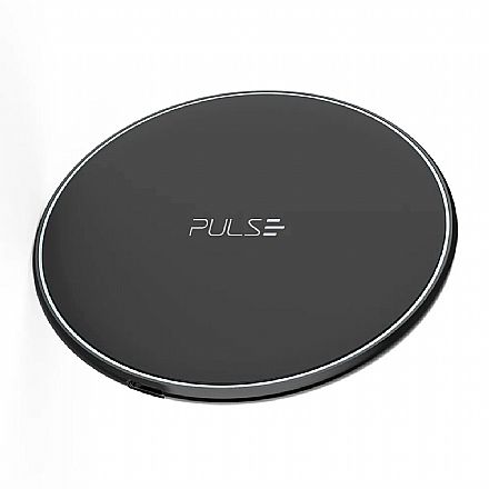 Carregador sem Fio por Indução para Celular - Carregamento Ultra Rápido - Preto - Multilaser Pulse CB159