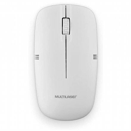 Mouse sem Fio Multilaser Lite MO286 - 1200dpi - Branco