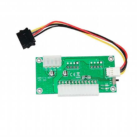 Adaptador para Fonte ATX (2PSU/1PC) TX-N02-A Sata - ADP2ATX-N01