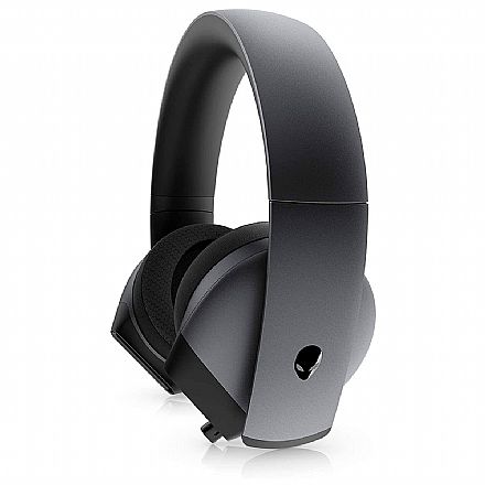 Headset Gamer Dell Alienware AW510H - 7.1 Canais - Cancelamento Ativo de Ruído - Conector USB e P3 - Outlet - Garantia 90 dias