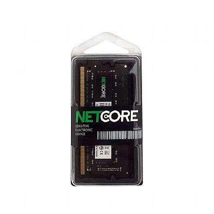 Memória SODIMM 16GB DDR4 2666MHz Netcore - para Notebook - NET416384SO26LV