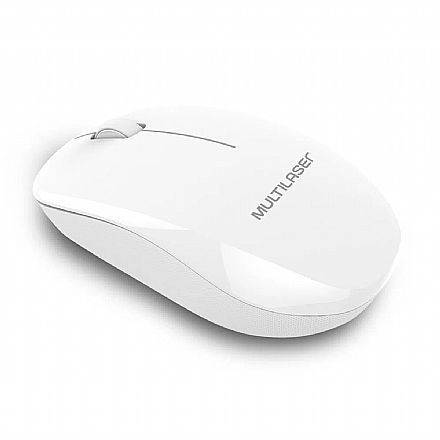 Mouse sem Fio Multilaser Slide - 1200dpi - Branco - MO310