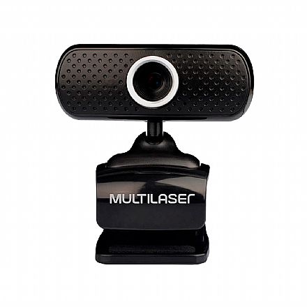 Web Câmera Multilaser Standard 480P - com Microfone - WC051