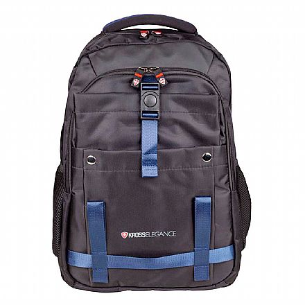 Mochila Kross Elegance Professional KE-BPM40 - para Notebook - Preta