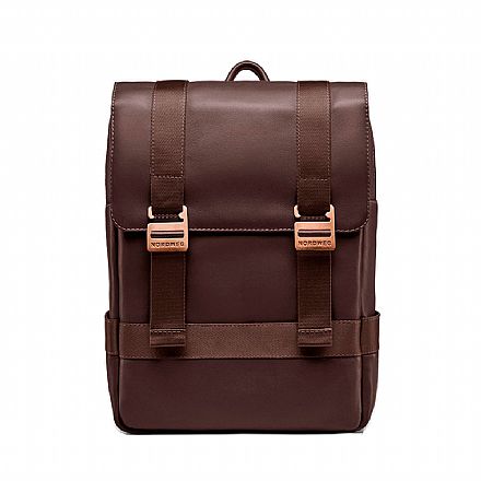 Mochila de couro legítimo Dolomitas Nordweg - Italiano Café - para Notebook - NW101-IC