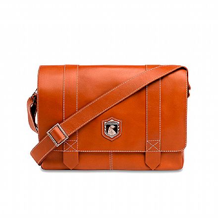 Pasta de couro legítimo Nordweg Schuster - Italiano Caramelo - para Notebook - NW066-CA