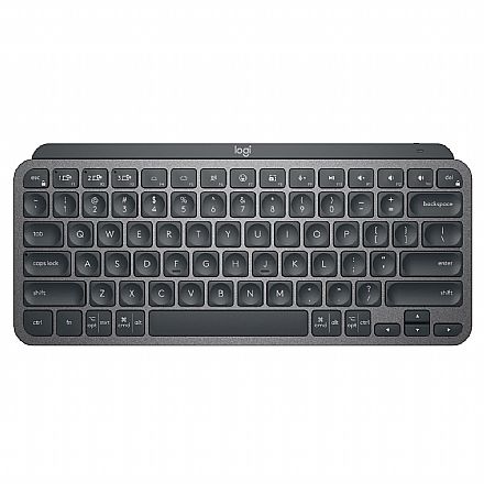 Teclado sem Fio Logitech MX Keys Mini - Padrão US - Bluetooth - Grafite - 920-010505