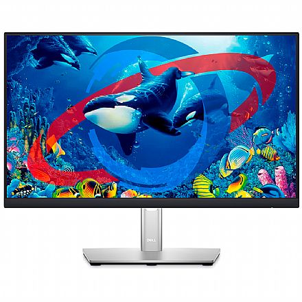 Monitor 21.5" Dell P2222H - Full HD IPS - HUB USB 3.0 - HDMI/DisplayPort/VGA - Ajuste de Altura