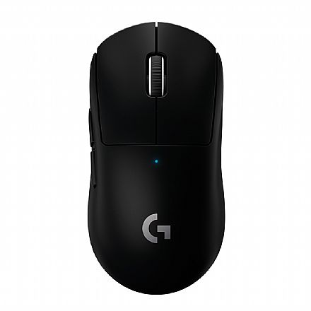 Mouse Gamer Sem Fio Logitech G Pro X Superlight - 25.600dpi - Sensor HERO 25K - Receptor sem fio LightSpeed - 1ms - Preto - 910-005879