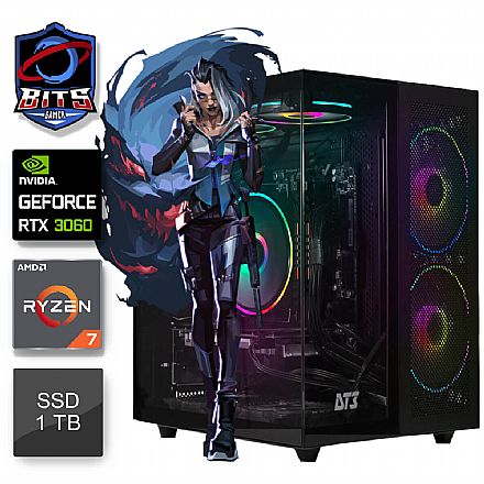 PC Gamer Bits 2025 - Ryzen 7 5800X, 16GB, SSD 1TB, Video GeForce RTX 3060 - Windows 11