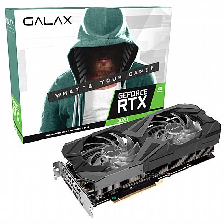 GeForce RTX 3070 8GB GDDR6 256bits - EX 1 Click O.C - Galax 37NSL6MD2VXI - Selo LHR