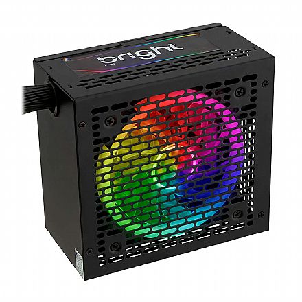 Fonte 650W Bright FT003 - PFC Ativo - ATX