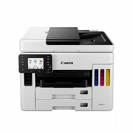 Multifuncional Canon Mega Tank Maxify GX7010 - Duplex Frente e Verso - USB, Rede, Wi-Fi - Impressora, Copiadora, Scanner e Fax