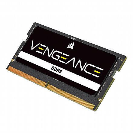 Memória SODIMM 32GB (2x16GB) DDR5 4800MHz Corsair Vengeance - para Notebook - CL40 - CMSX32GX5M2A4800C40