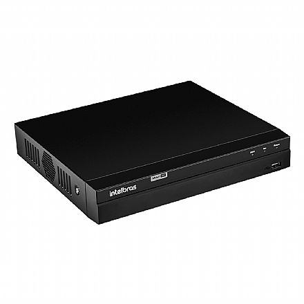 DVR 4 Canais Intelbras MHDX 1204 AM - Gravador Digital - Multi HD - IP, HDCVI, HDTVI, AHD e Analógica - Compatibilidade ONVIF