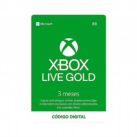 Xbox Live Gold 3 meses