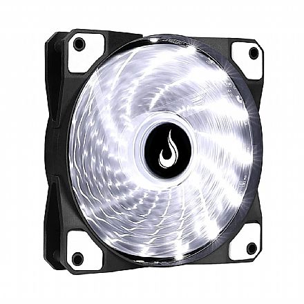 Cooler 120mm Rise Mode Wind - LED Branco - RM-WN-01-BW